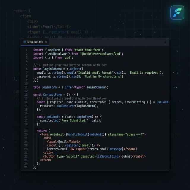 Mastering React Hook Form + Zod + Forge in 2026